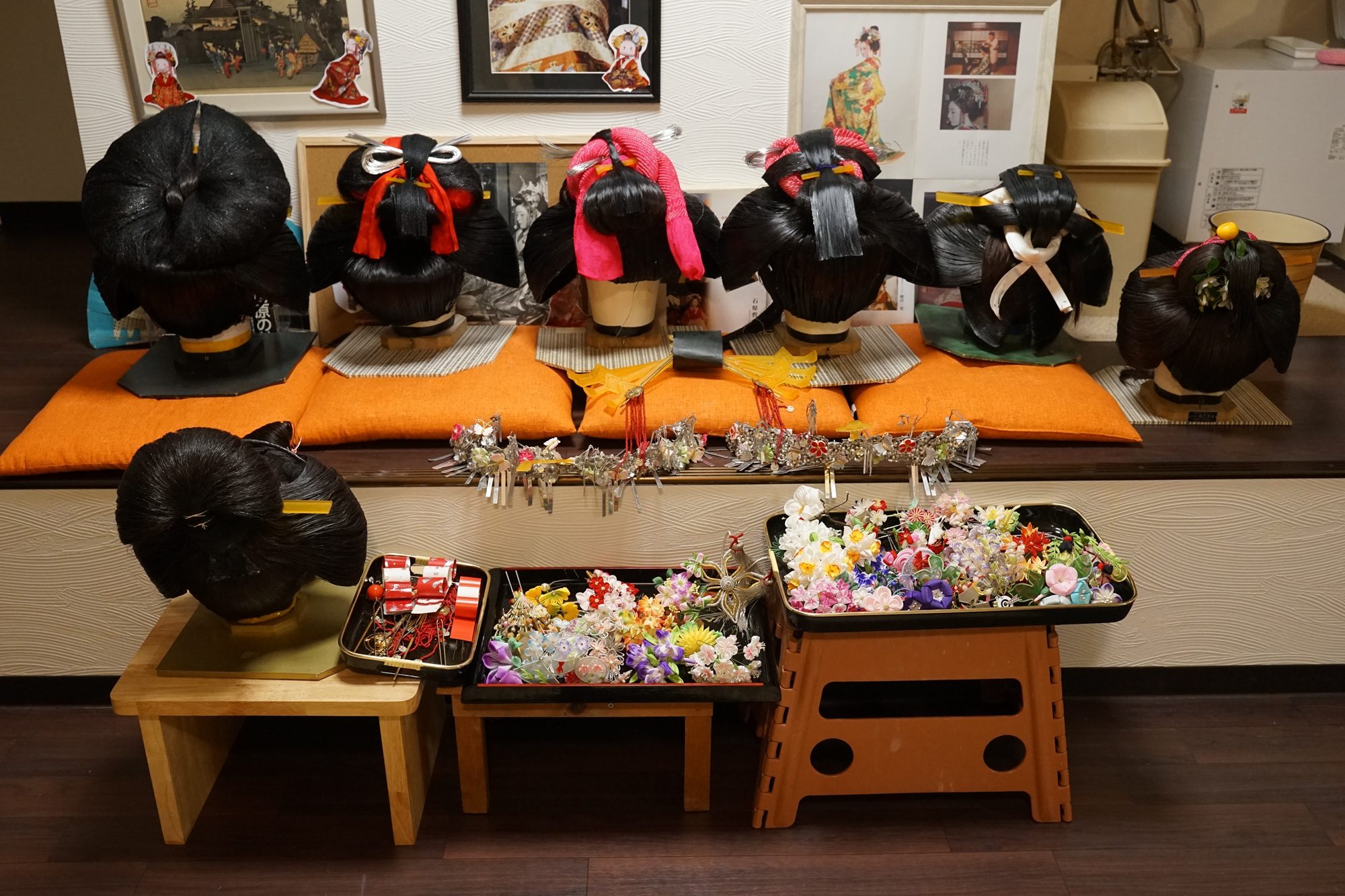 花魁体験の店内風景